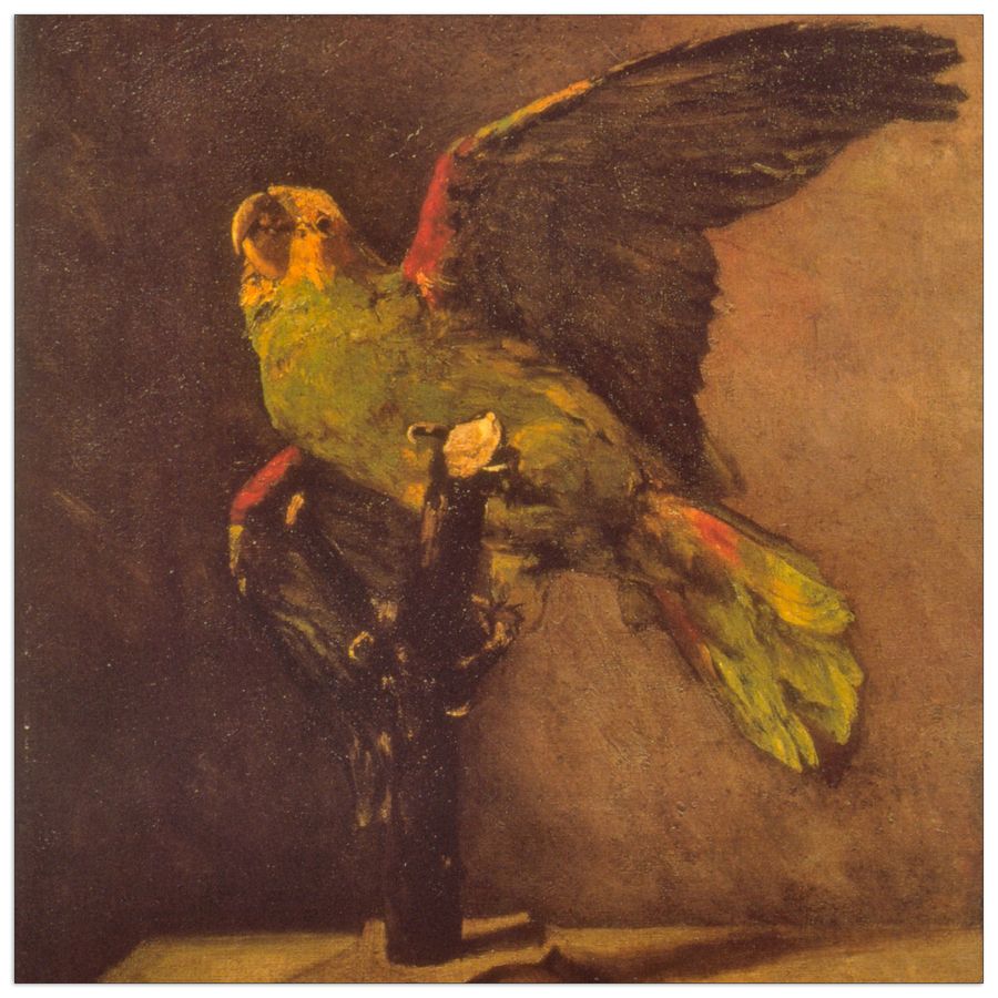 Van Gogh Vincent - Parrot, Decorative MDF Panel (70x70cm)