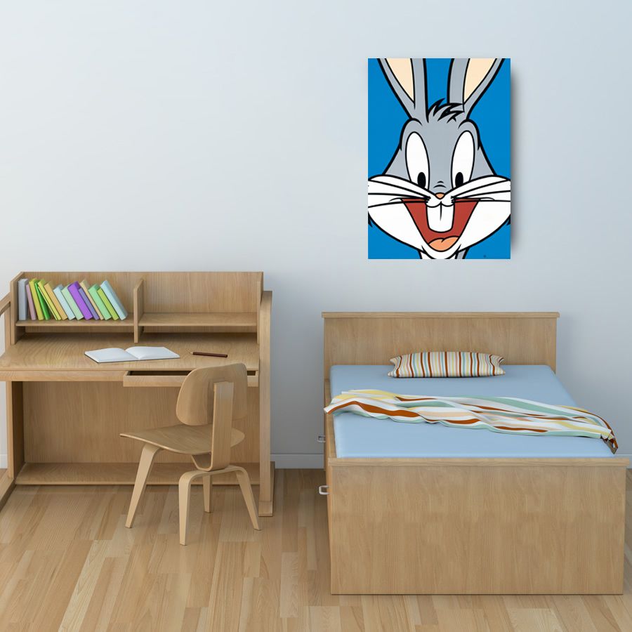 Looney Tunes - Bugs Bunny, Decorative MDF Panel (60x85cm)