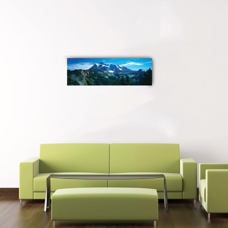 World Panoramic - U.S.A. Panoramic, Decorative MDF Panel (120x38cm)