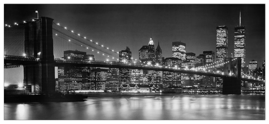 Silberman - Brooklin Bridge, Decorative MDF Panel (92x41cm)