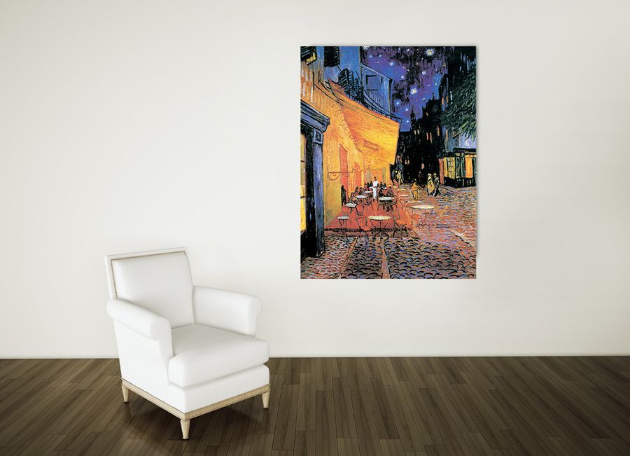 Van Gogh - Cafè Terrace At Night, 1888, Decorative MDF Panel (96x127cm)