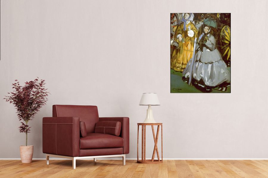 Manet Édouard - Racecourse, Decorative MDF Panel (60x80cm)