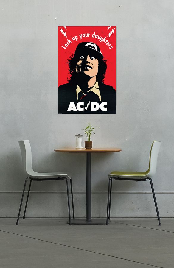 Ac/dc - Lock Up Your Daughters, Decorative MDF Panel (60x90cm)