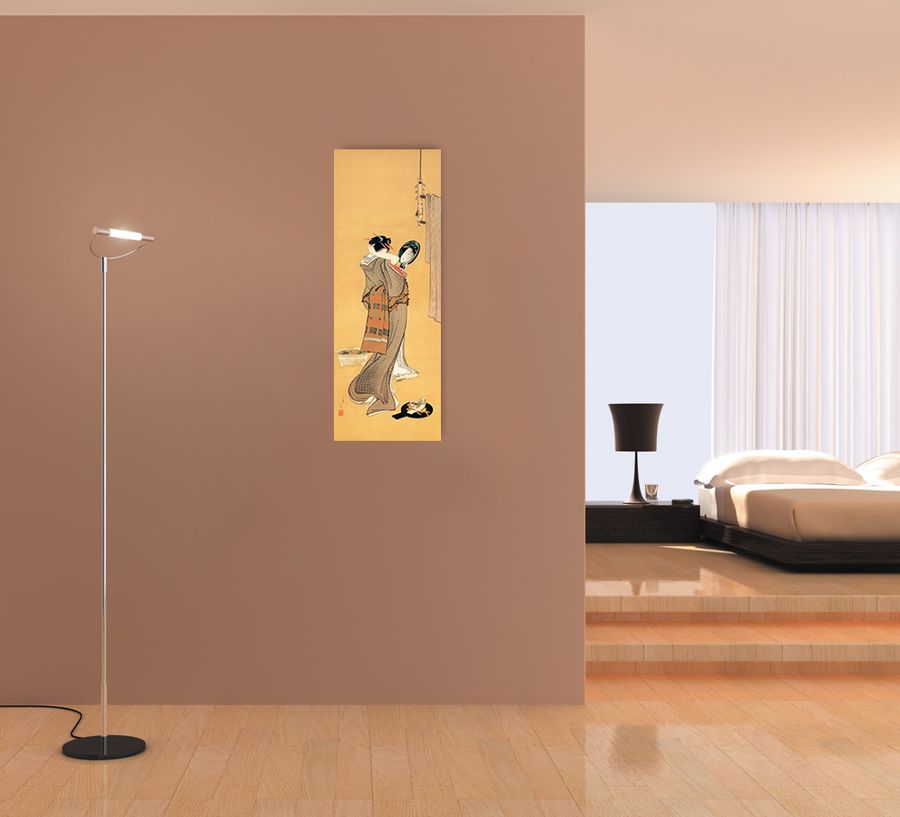 Hokusai - Toeletta d'Estate, Decorative MDF Panel (34x92cm)