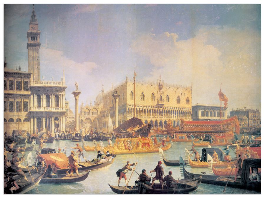 Canaletto - Venice, Decorative MDF Panel (100x74cm)