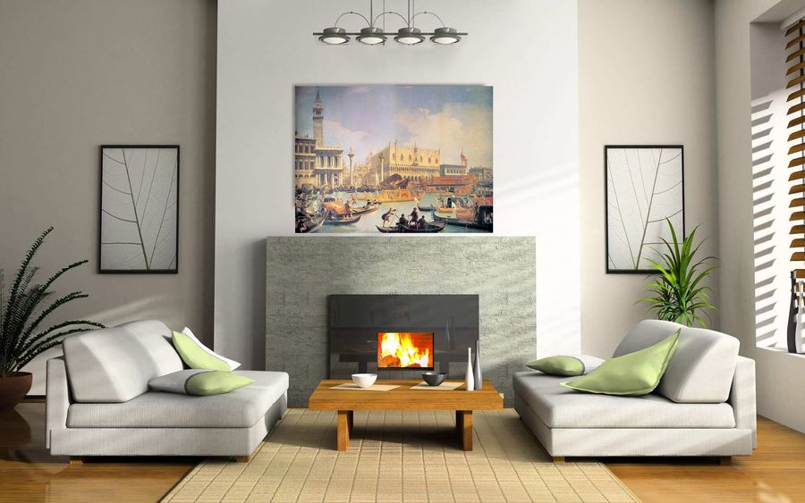 Canaletto - Venice, Decorative MDF Panel (140x104cm)