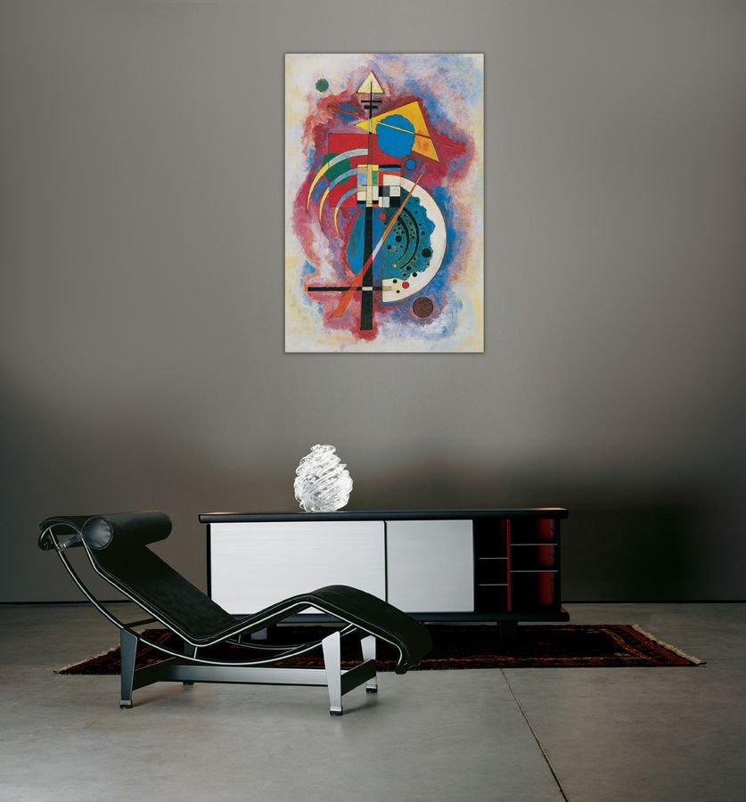 Kandinsky - Omaggio A Grohmann, Decorative MDF Panel (60x90cm)