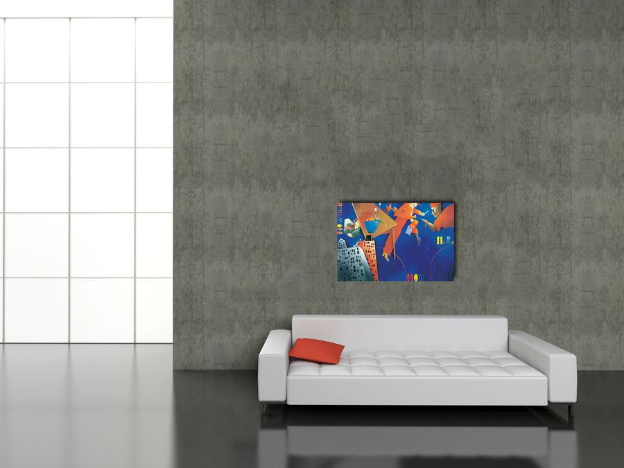 Tadini - Oltremare, Decorative MDF Panel (138x92cm)