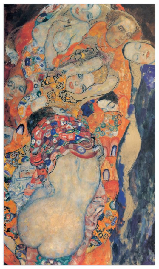 Klimt - Braut, Decorative MDF Panel (140x81cm)