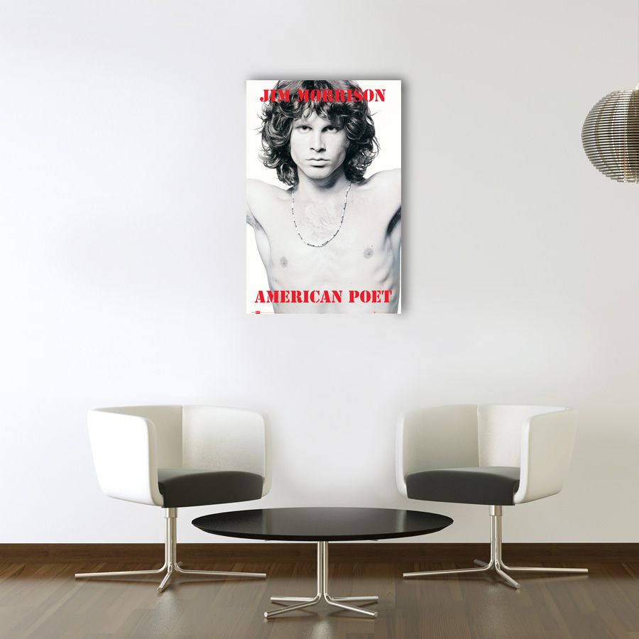 Null - Jim Morrison, American Poet, Decorative MDF Panel (60x90cm)