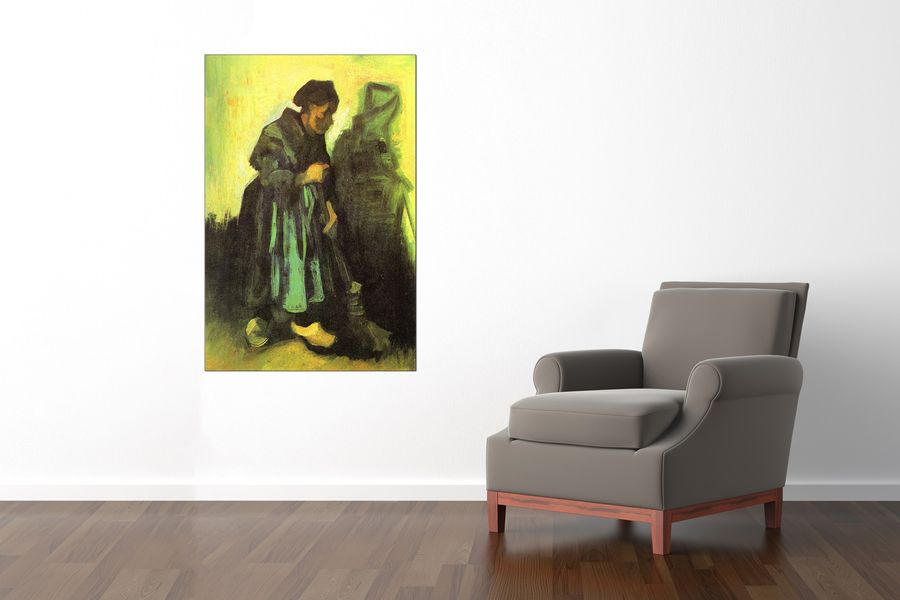 Van Gogh Vincent - Return of the farmer, Decorative MDF Panel (90x135cm)