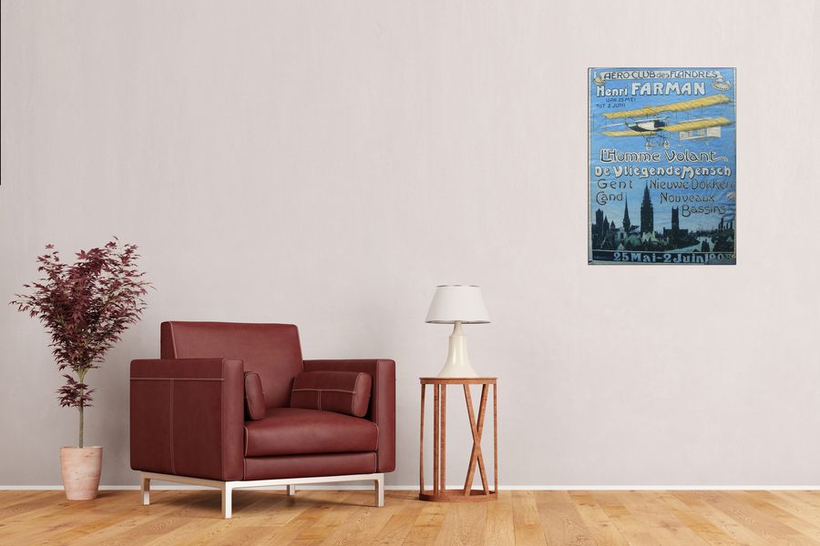 Aero Club, Decorative MDF Panel (60x80cm)