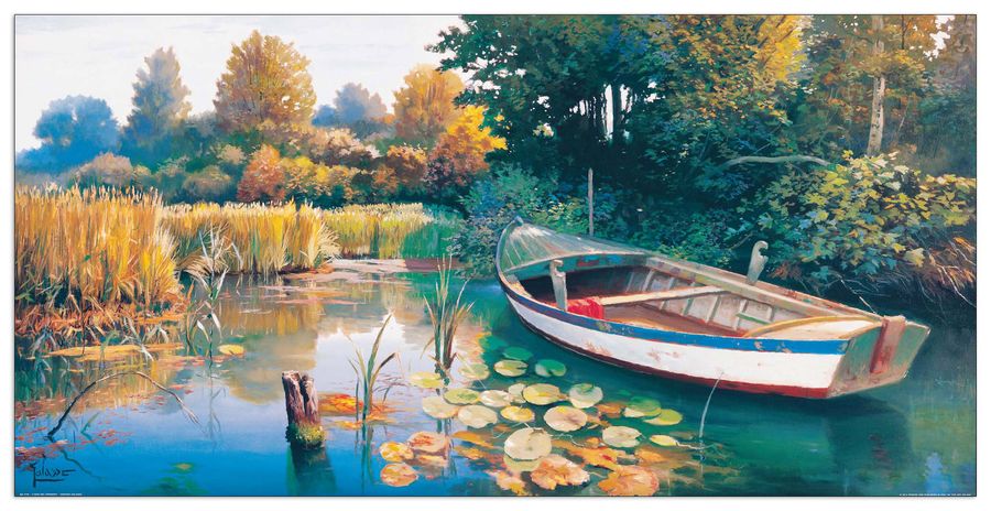 Galasso - L'Oasi del Pensiero, Decorative MDF Panel (100x50cm)