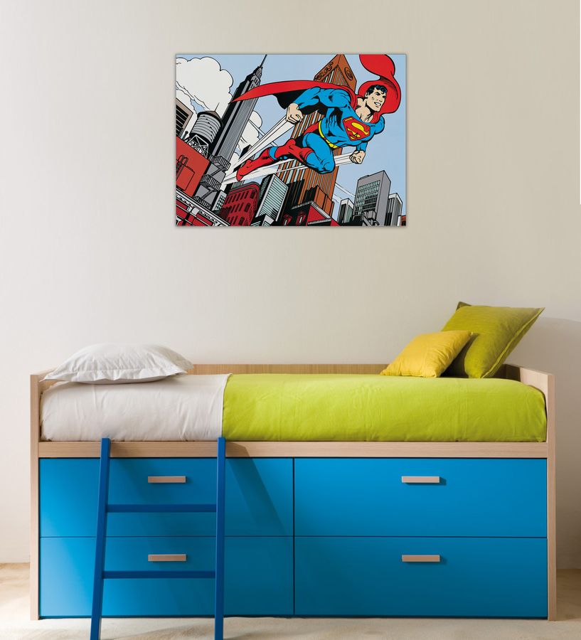 Dc Comics - Metropolis, Decorative MDF Panel (80x60cm)