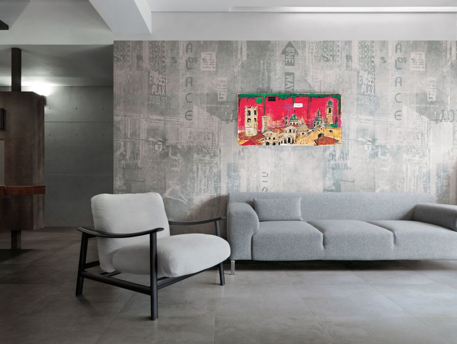 Berlendis - Città Alta, Decorative MDF Panel (100x50cm)