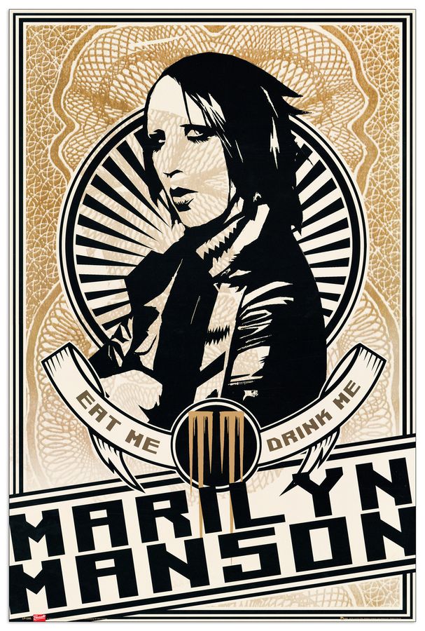 Null - Marilyn Manson, Decorative MDF Panel (60x90cm)