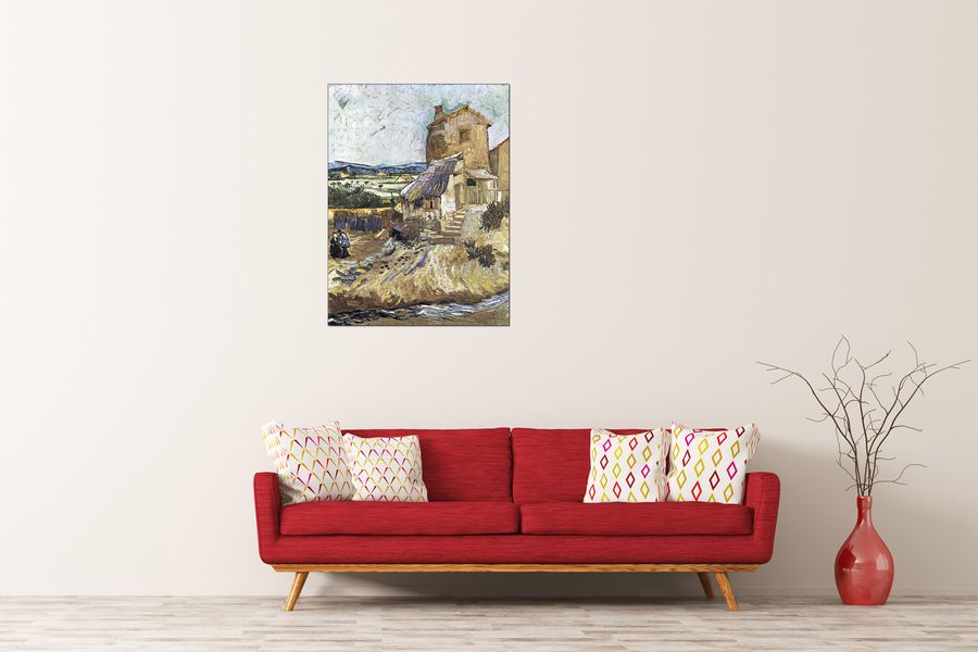 Van Gogh Vincent - The old mill, Decorative MDF Panel (60x80cm)