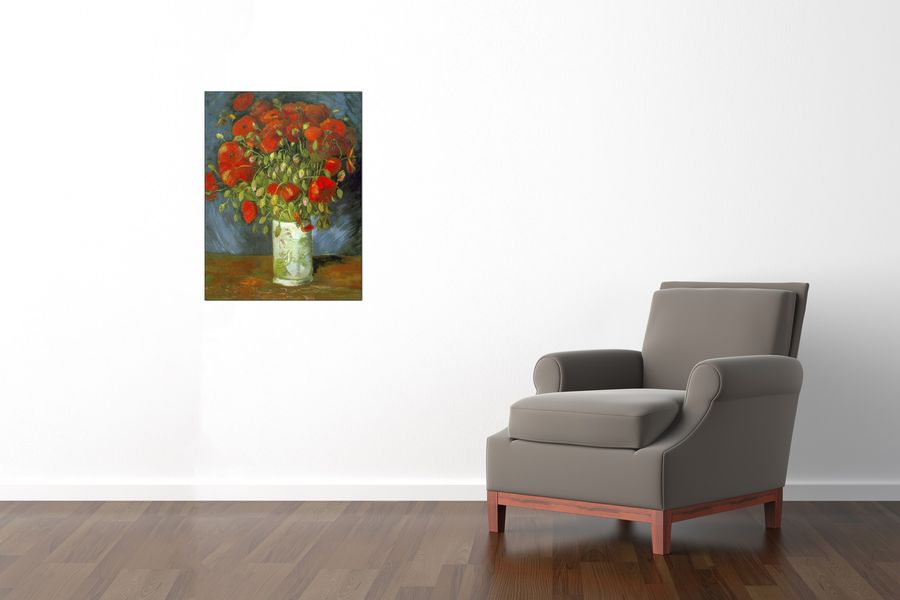 Van Gogh Vincent - Red Poppies, Decorative MDF Panel (60x80cm)