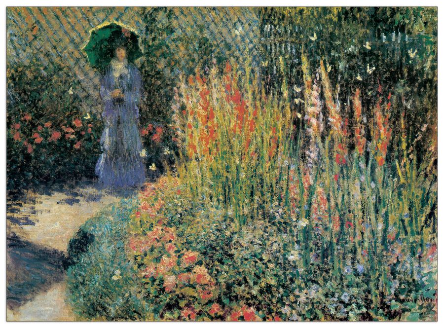 Monet - Flowers, Decorative MDF Panel (100x73cm)