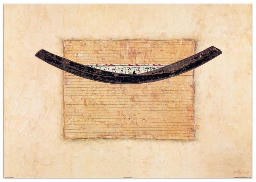Thiry - Egyptian Papyrus, Decorative MDF Panel (100x70cm)