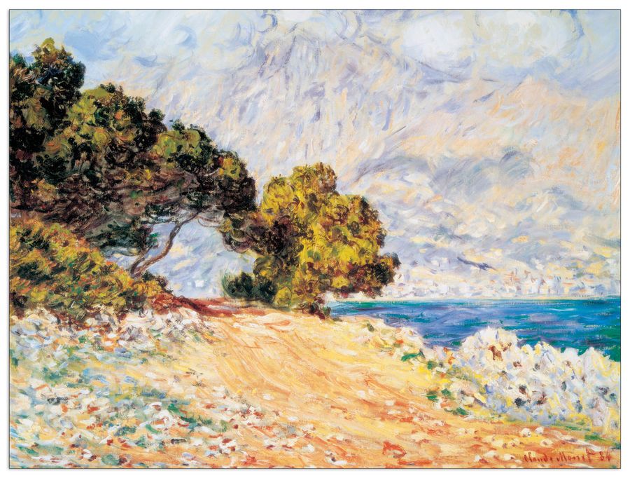 Monet - Cap Martin, Decorative MDF Panel (80x60cm)