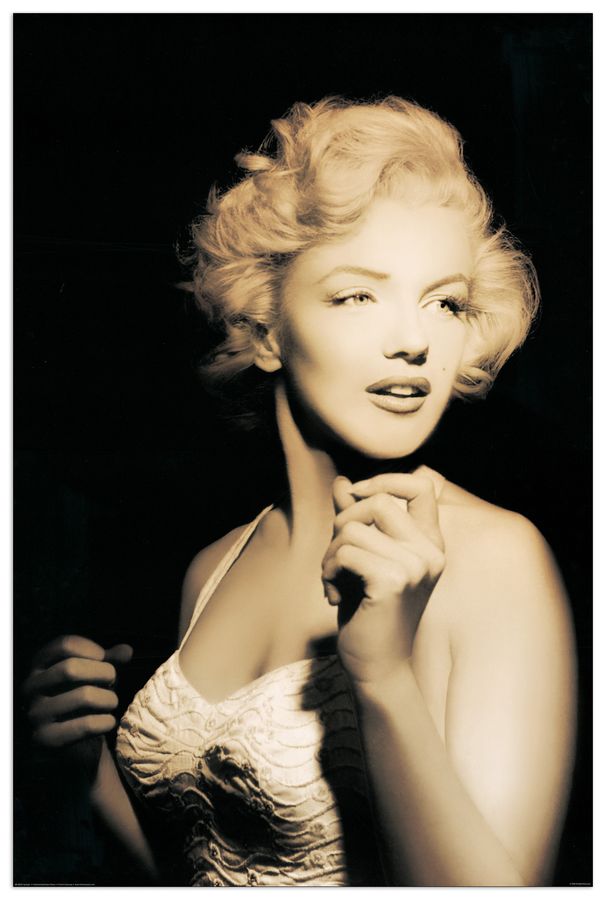 In the spotlight Marilyn Monroe, Decorative MDF Panel (60x90cm)