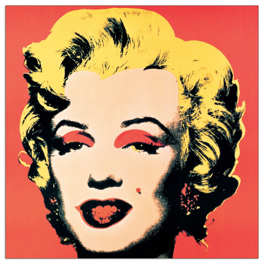 Warhol - Marilyn, 1967, Decorative MDF Panel (28x36cm)