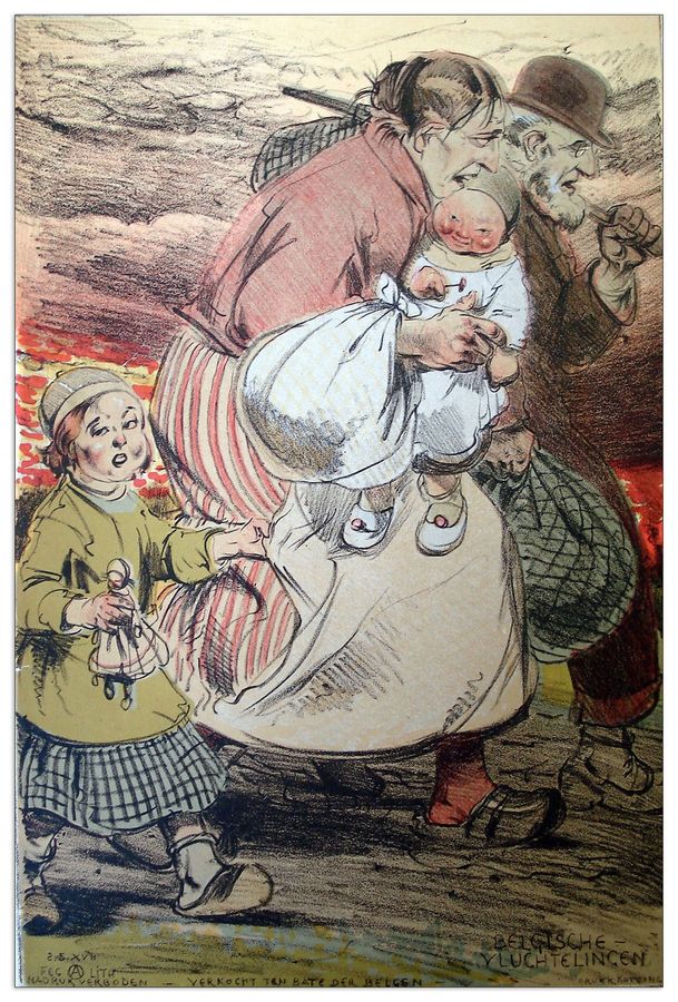 Escaping War, Decorative MDF Panel (90x135cm)