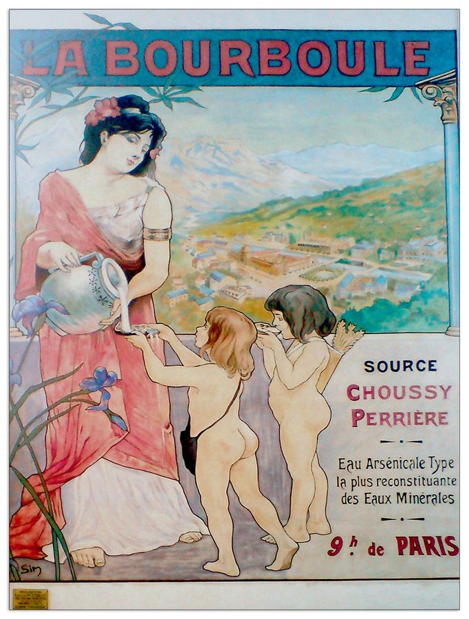 La Bourboule, Decorative MDF Panel (60x80cm)