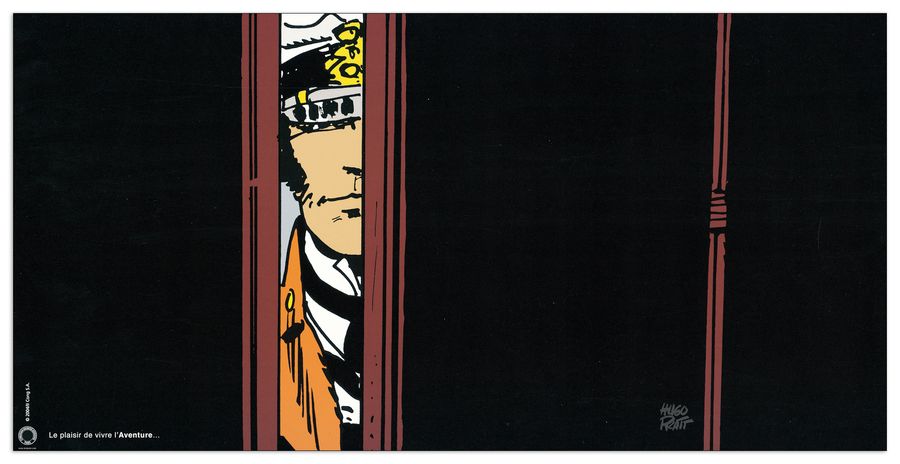 Pratt - Corto Aventure, Decorative MDF Panel (50x25cm)