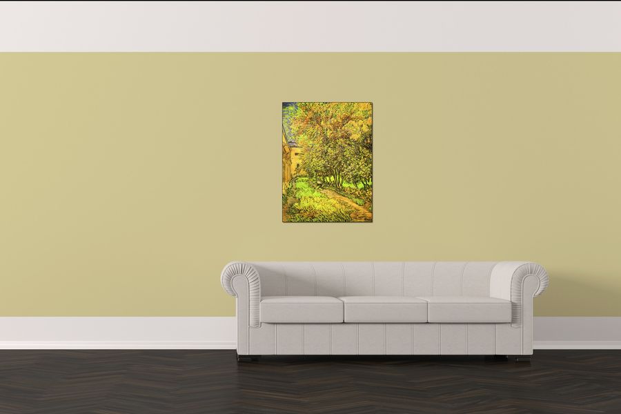 Van Gogh Vincent - The Garden of the Clinic of Saint-ReÌmy, Decorative MDF Panel (60x80cm)