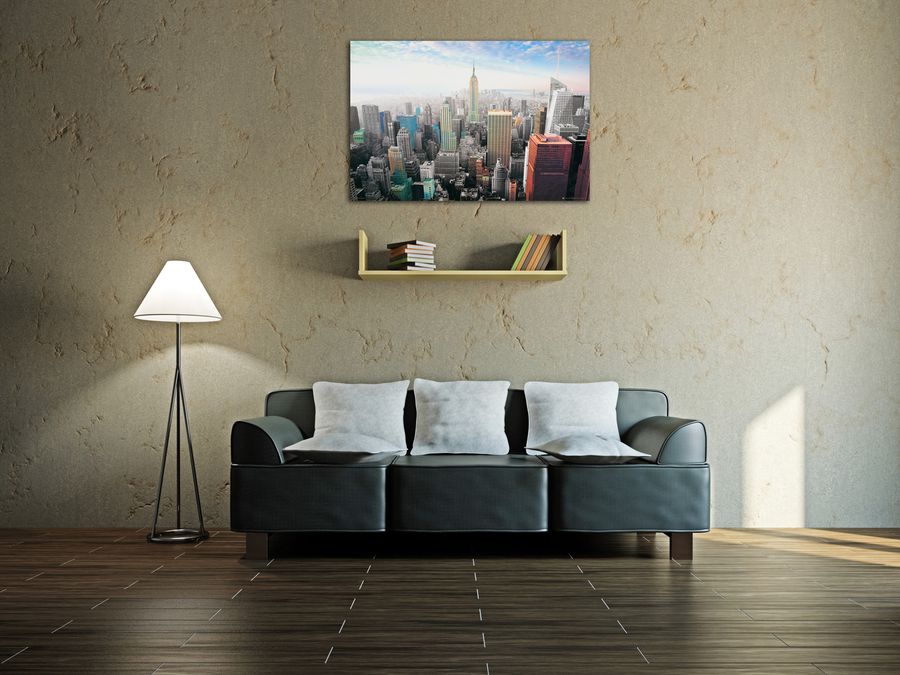 New York cityscape, Decorative MDF Panel (60x90cm)