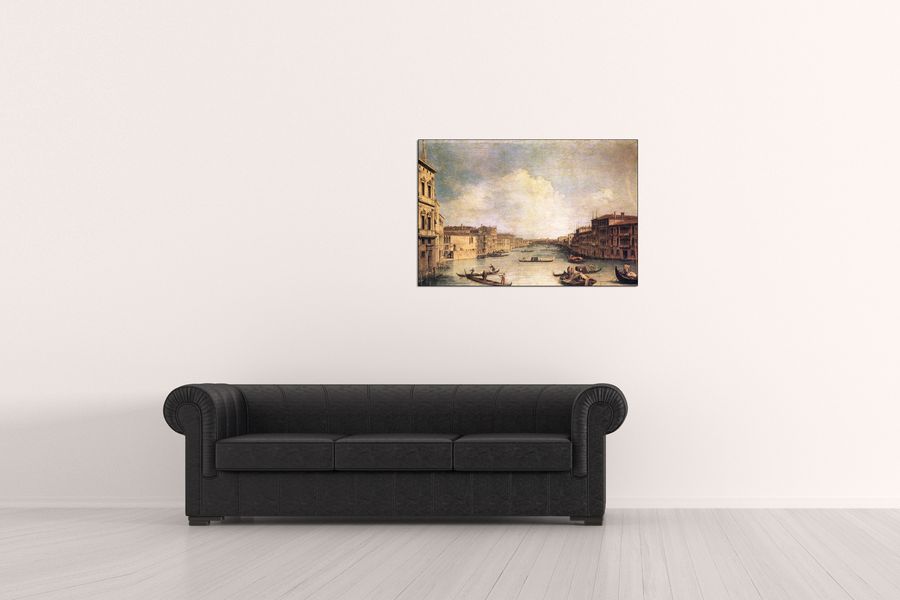 Canaletto - Grand Canal, Decorative MDF Panel (90x60cm)