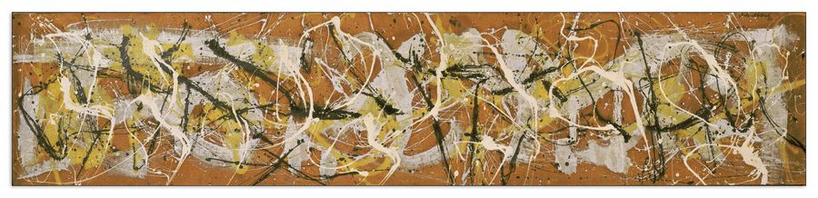 artopweb Pollock - Number 7 1950 Decorative MDF Panel (100x21cm)