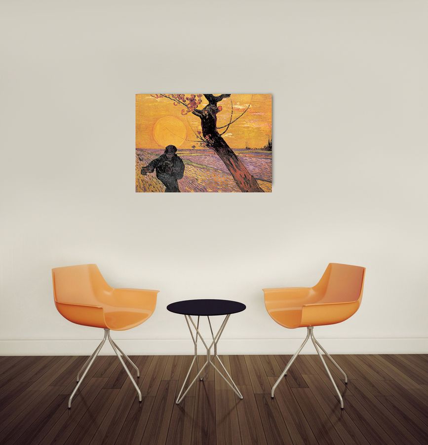 Van Gogh - Le Semeur, Decorative MDF Panel (100x72cm)