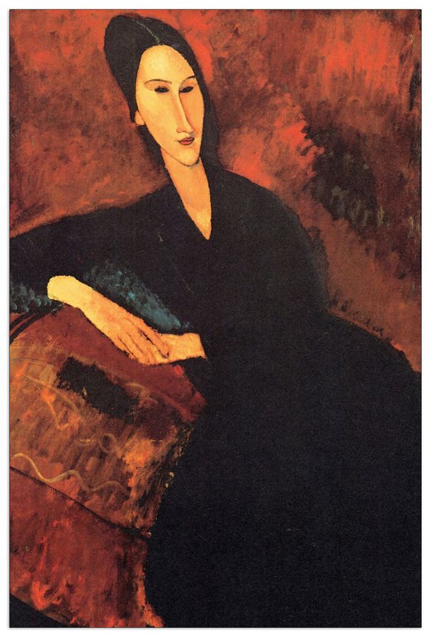Modigliani Amedeo - Portrait of Anna Zborowska, Decorative MDF Panel (90x135cm)