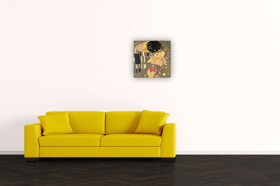 Klimt - The Kiss Detail, Decorative MDF Panel (30x30cm)