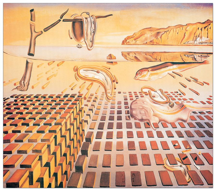 DalÌ - La Disintegrazione Della Persistenza Della Memoria, Decorative MDF Panel (58x51cm)