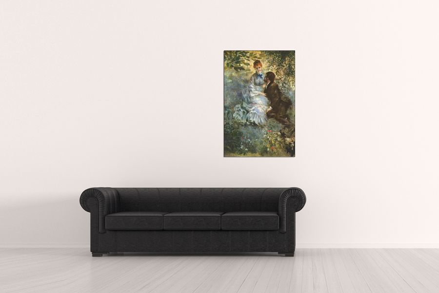 Renoir Pierre-auguste - Pair of Lovers, Decorative MDF Panel (60x90cm)