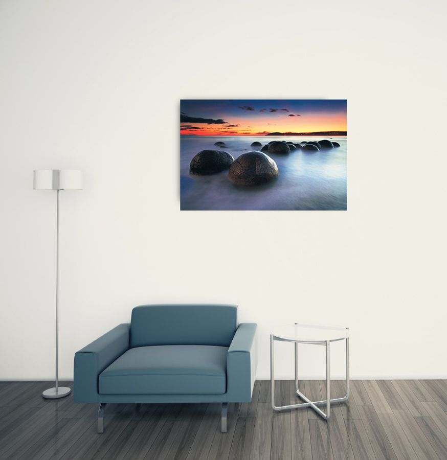 Moeraki - Boulders, Decorative MDF Panel (90x60cm)