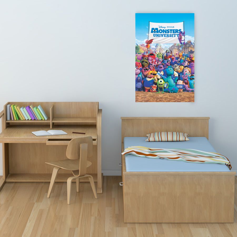 Null - Monsters University, Decorative MDF Panel (60x90cm)