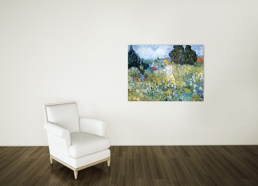 Van Gogh - Mademoiselle Gachet 1890, Decorative MDF Panel (140x104cm)