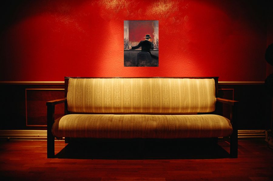 Lynch - Cigar Bar, Decorative MDF Panel (60x80cm)