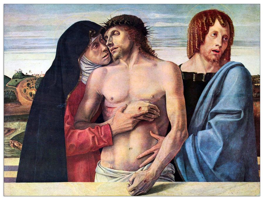 Bellini Giovanni - Pieta, Decorative MDF Panel (80x60cm)