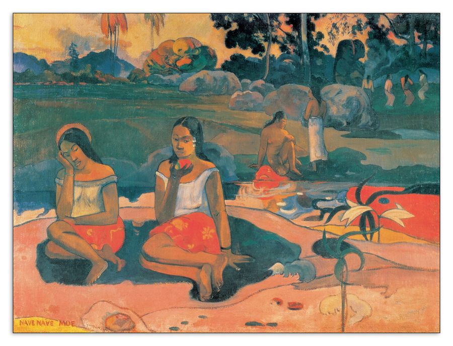 Gauguin - Nave Nave Moe, Decorative MDF Panel (80x60cm)
