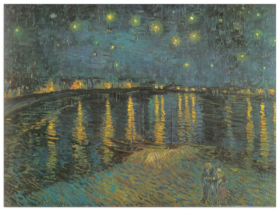Van Gogh - Starry Night 1888, Decorative MDF Panel (140x104cm)