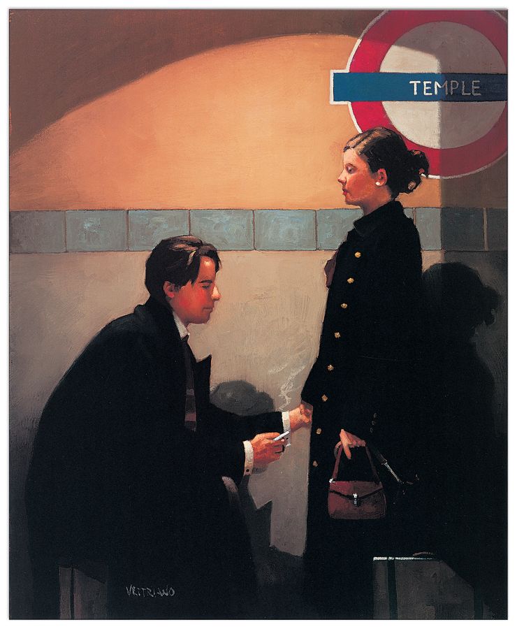 Vettriano - The Runaways, Decorative MDF Panel (32x40cm)