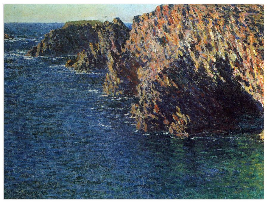 Monet Claude - Port-Domois, Decorative MDF Panel (80x60cm)