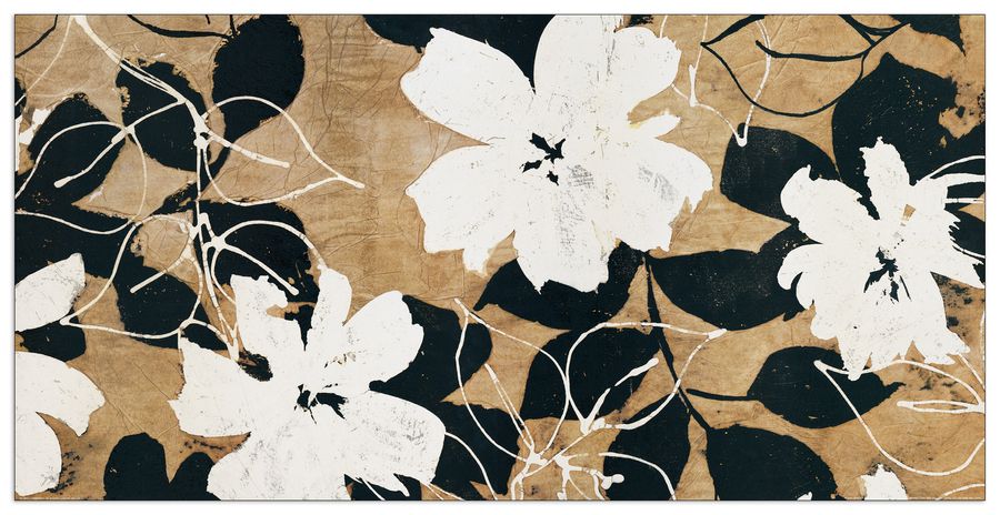 Cailler - Ensemble de Fleurs, Decorative MDF Panel (100x50cm)