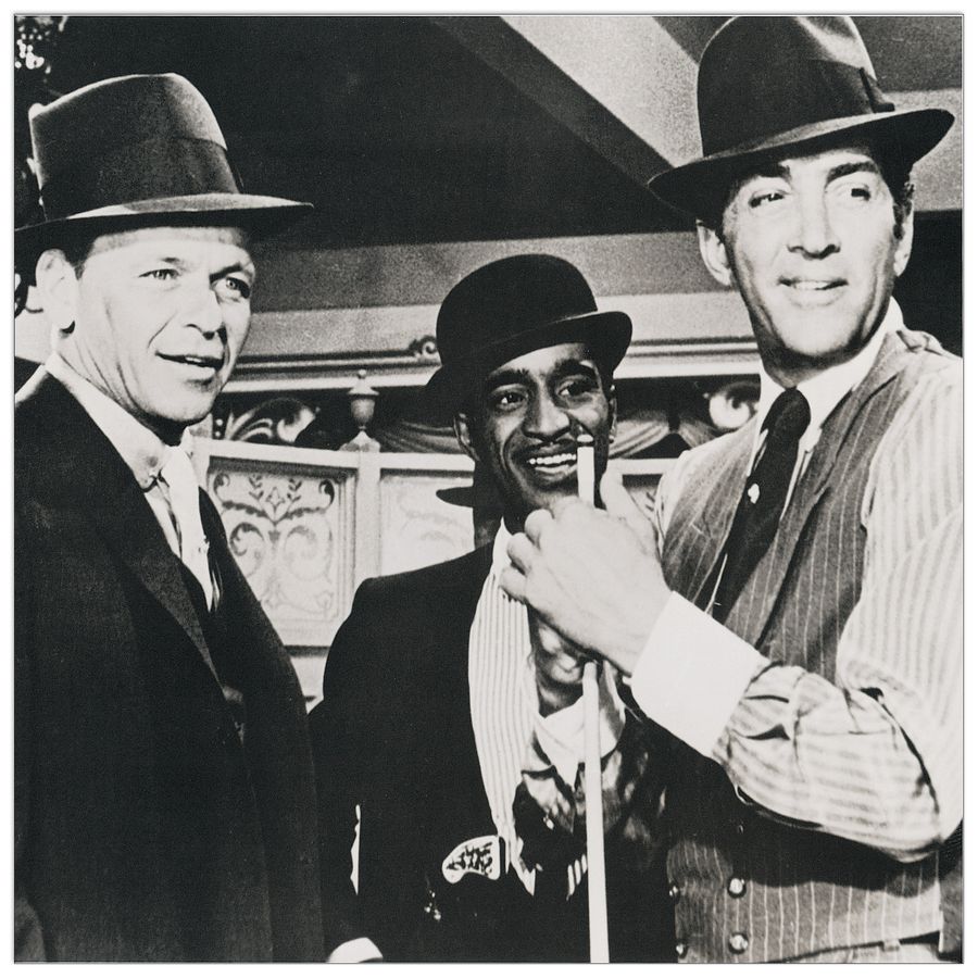 Null - Frank Sinatra, Dean Martin & Sammy Davis Jr., Decorative MDF Panel (40x40cm)